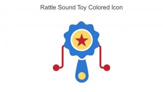 Rattle Sound Toy Colored Icon In Powerpoint Pptx Png And Editable Eps Format