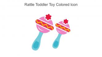 Rattle Toddler Toy Colored Icon In Powerpoint Pptx Png And Editable Eps Format