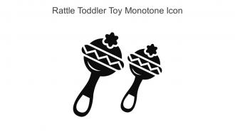 Rattle Toddler Toy Monotone Icon In Powerpoint Pptx Png And Editable Eps Format