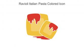 Ravioli Italian Pasta Colored Icon In Powerpoint Pptx Png And Editable Eps Format