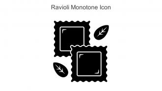 Ravioli Monotone Icon In Powerpoint Pptx Png And Editable Eps Format