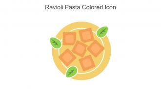 Ravioli Pasta Colored Icon In Powerpoint Pptx Png And Editable Eps Format