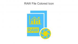 RAW File Colored Icon In Powerpoint Pptx Png And Editable Eps Format
