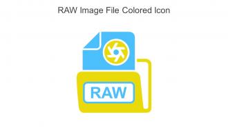 RAW Image File Colored Icon In Powerpoint Pptx Png And Editable Eps Format
