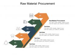 Raw material procurement ppt powerpoint presentation summary templates cpb