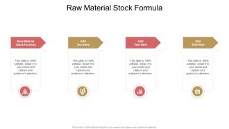 Raw Material Stock Formula In Powerpoint And Google Slides Cpb