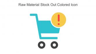 Raw Material Stock Out Colored Icon In Powerpoint Pptx Png And Editable Eps Format