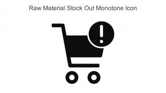 Raw Material Stock Out Monotone Icon In Powerpoint Pptx Png And Editable Eps Format