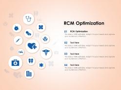 Rcm optimization ppt powerpoint presentation styles outline