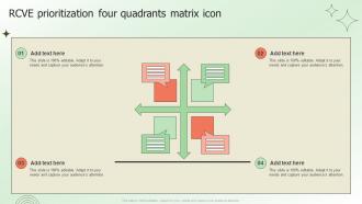 RCVE Prioritization Four Quadrants Matrix Icon