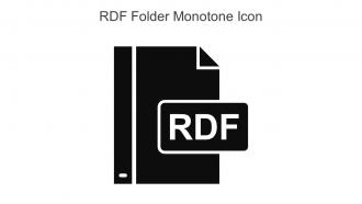 RDF Folder Monotone Icon In Powerpoint Pptx Png And Editable Eps Format