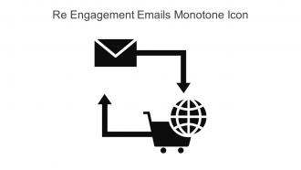 Re Engagement Emails Monotone Icon In Powerpoint Pptx Png And Editable Eps Format