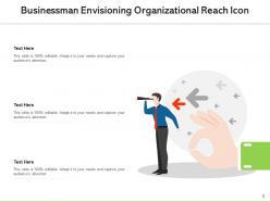 Reach icon customer segment business milestones target achievement