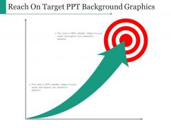 Reach on target ppt background graphics