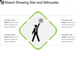 Reach showing star and silhouette