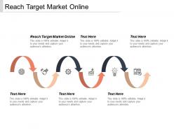 Reach target market online ppt powerpoint presentation icon introduction cpb
