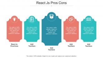 React JS Pros Cons Ppt Powerpoint Presentation Show Templates Cpb