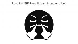 Reaction GIF Face Stream Monotone Icon In Powerpoint Pptx Png And Editable Eps Format
