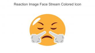 Reaction Image Face Stream Colored Icon In Powerpoint Pptx Png And Editable Eps Format