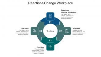 Reactions change workplace ppt powerpoint presentation visual aids icon cpb