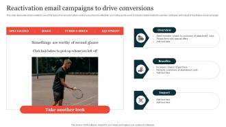 Reactivation Email Campaigns To Drive Guide On Implementing Sports Marketing Strategy SS V
