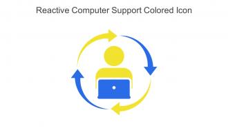 Reactive Computer Support Colored Icon In Powerpoint Pptx Png And Editable Eps Format