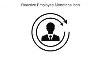 Reactive Employee Monotone Icon In Powerpoint Pptx Png And Editable Eps Format