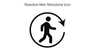 Reactive Man Monotone Icon In Powerpoint Pptx Png And Editable Eps Format