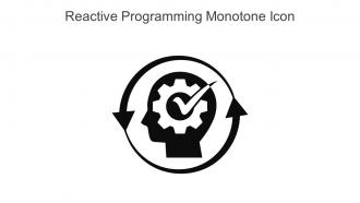 Reactive Programming Monotone Icon In Powerpoint Pptx Png And Editable Eps Format