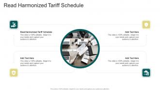 Read Harmonized Tariff Schedule In Powerpoint And Google Slides Cpb