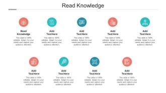 Read Knowledge Ppt Powerpoint Presentation File Grid Cpb