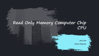 Read Only Memory Computer Chip CPU PPT Structure AT