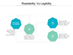 Readability vs legibility ppt powerpoint presentation slides visual aids cpb