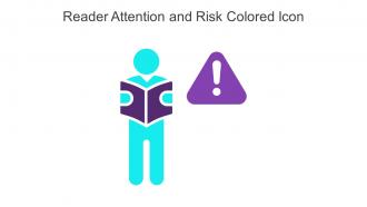 Reader Attention And Risk Colored Icon In Powerpoint Pptx Png And Editable Eps Format