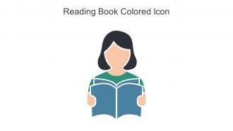 Reading Book Colored Icon In Powerpoint Pptx Png And Editable Eps Format