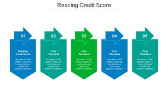 Reading Credit Score Ppt Powerpoint Presentation Infographics Graphics Tutorials Cpb