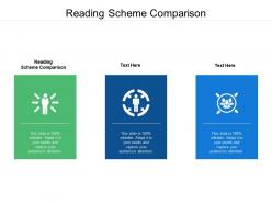 Reading scheme comparison ppt powerpoint presentation layouts elements cpb