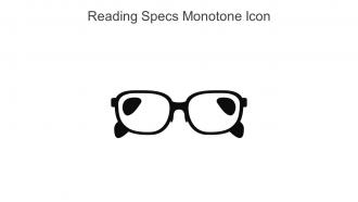 Reading Specs Monotone Icon In Powerpoint Pptx Png And Editable Eps Format