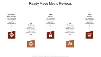 Ready Made Meals Reviews In Powerpoint And Google Slides Cpb