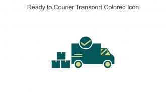 Ready To Courier Transport Colored Icon In Powerpoint Pptx Png And Editable Eps Format