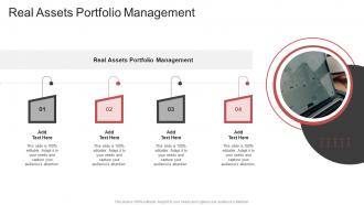 Real Assets Portfolio Management In Powerpoint And Google Slides Cpb
