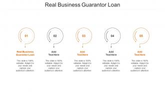 Real Business Guarantor Loan Ppt PowerPoint Presentation Summary Design Ideas Cpb