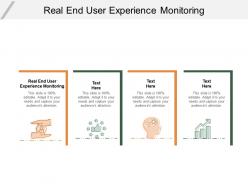 Real end user experience monitoring ppt powerpoint presentation summary picture cpb