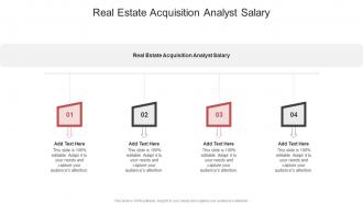 Real Estate Acquisition Analyst Salary In Powerpoint And Google Slides Cpb