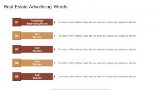 Real Estate Advertising Words In Powerpoint And Google Slides Cpb