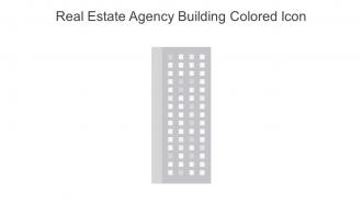 Real Estate Agency Building Colored Icon In Powerpoint Pptx Png And Editable Eps Format