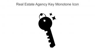 Real Estate Agency Key Monotone Icon In Powerpoint Pptx Png And Editable Eps Format