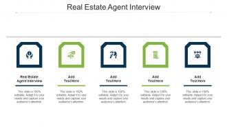 Real Estate Agent Interview Ppt Powerpoint Presentation Model Graphics Design Cpb