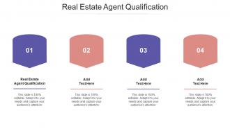 Real Estate Agent Qualification Ppt Powerpoint Presentation File Slide Cpb