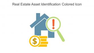 Real Estate Asset Identification Colored Icon In Powerpoint Pptx Png And Editable Eps Format